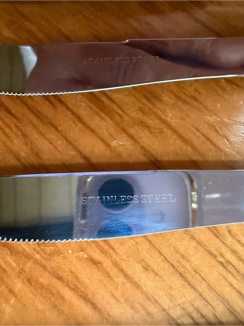 Japan Stainless Steel Curved Steak Knives - Set of 6 with Original Box